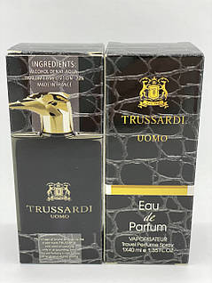 Trussardi Uomo tester 40 ml (Жіноча парфумована вода Труссарді Уомо від ТРУССАРДІ), фото 3