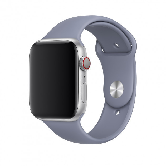 Силіконовий ремінець для Apple Watch 38 mm/40mm/41mm Lavander grey лаванда сірий, фото 1
