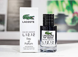 Eau De Lacoste L. 12.12 Blanc тестер 40 мл(Чоловіча парфумована вода Л12.12 Бланк від ЛАКОСТЕ)