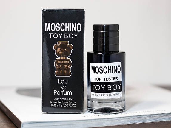 Moschino Toy Boy tester 40 ml(Чоловіча парфумована вода Тієї Бій від МОСКІНО), фото 1