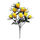 Букет бутонів на 9 голів (у пакованні 12 шт.) Штучні квіти гуртом, фото 3