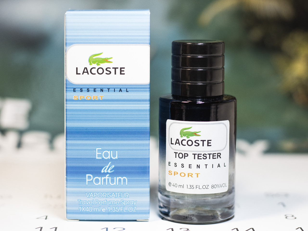 Lacoste Essential Sport tester 40 ml(Чоловіча парфумована вода Эсеншел Спорт від ЛАКОСТЕ)