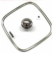 Кришка скляна квадратна 26 см Benson — 1015