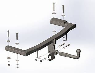 Фаркоп Suzuki Jimny позашлязовик 2018-