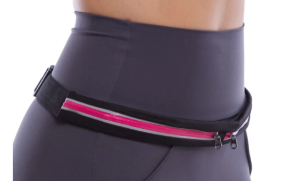 Спортивна сумка на пояс для бігу Go Runners Pocket Belt Малина (KG-1705)