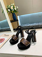 Босоножки женские Louis Vuitton натуральная кожа, качество люкс