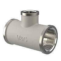 Трійник редукційний 1"х3/4"х1" ВВВ Valogin VG-202203