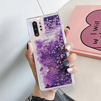 Чохол Glitter для Samsung Galaxy Note 10 Plus / N975F бампер Рідкий блиск Фіолетовий