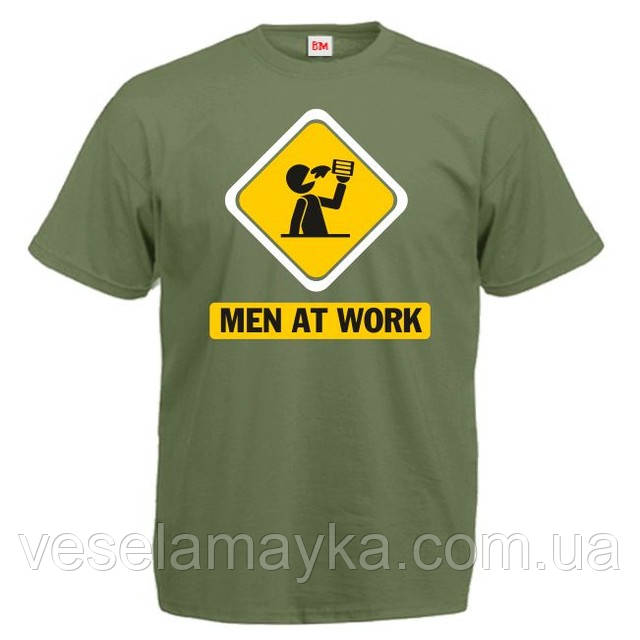 Футболка "Men at work", фото 1