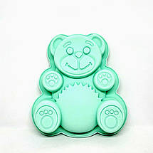 Силіконова форма MagicKitchen Ведмедик Барні Ведмежатко №230 розмір 165х118х25 мм, фото 5