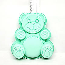 Силіконова форма MagicKitchen Ведмедик Барні Ведмежатко №230 розмір 165х118х25 мм, фото 2