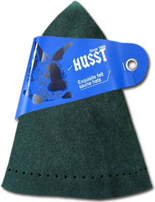 Шапка для лазні і сауни з кролячого пуху HUSST premium, шліфована
