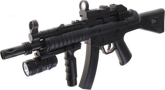 Іграшковий автомат HY015B CYMA MP5 на кульках із ліхтариком та лазерним прицілом, фото 1