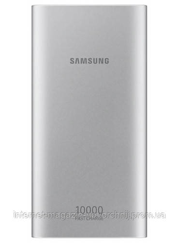 Мобільна батарея Samsung Battery Pack, Type-C, Тип А, 2Port, 15W (EB-P1100CSRGRU) Silver
