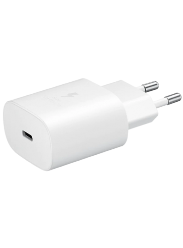 Мережевий зарядний пристрій SAMSUNG Type C 25W Travel Adapter White (w/o cable) (EP-TA800NWEGRU)