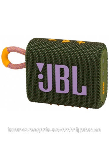 Акустична система JBL Go 3 Green (JBLGO3GRN)
