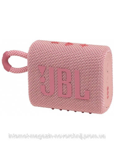 Акустична система JBL Go 3 Pink (JBLGO3PINK)