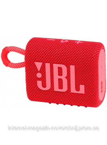 Акустична система JBL Go 3 Red (JBLGO3RED)