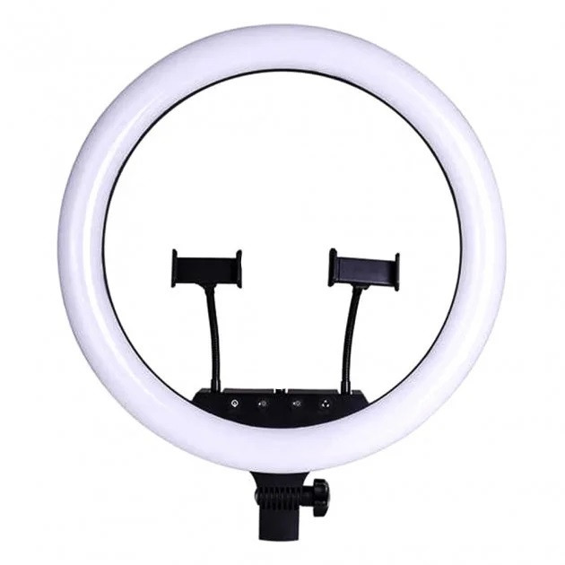 Кільцева LED-лампа LS-360 39 см 220 V 2 кріп.тел. + пульт, фото 1