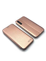 Чехол книжка Samsung A50 роз золото \ Чехол книжка для Samsung A50 (чехол книжка на магните , есть отдел карты
