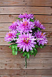 Штучні квіти - Хризантеми букет, 60 см, фото 7
