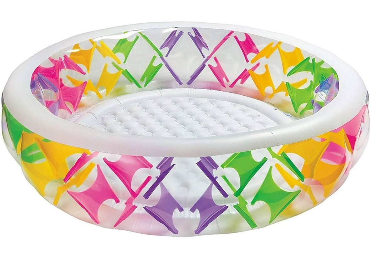 Надувний басейн Intex "Колесо", надувне дно, 56494, 229*56см, фото 1