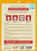 Антивікова маска для обличчя з коензимом Q10 May Island Real Essence Coenzyme Q10 Mask Pack 25 г, фото 2