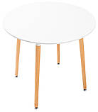 Круглий стіл Ксав'єр Richman 60 см білий для кухні, фото 2