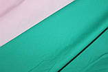 Тканина коттон стрейч сорочка зелений насичений., фото 2