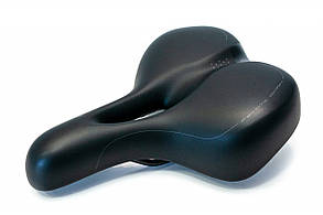 Сідло комфортне з отвором DDK 8121 268*196 чорне (чорний)