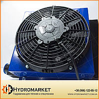 Маслоохладитель, теплообменник, вентилятор, кулер, oil cooler 24V 120 л