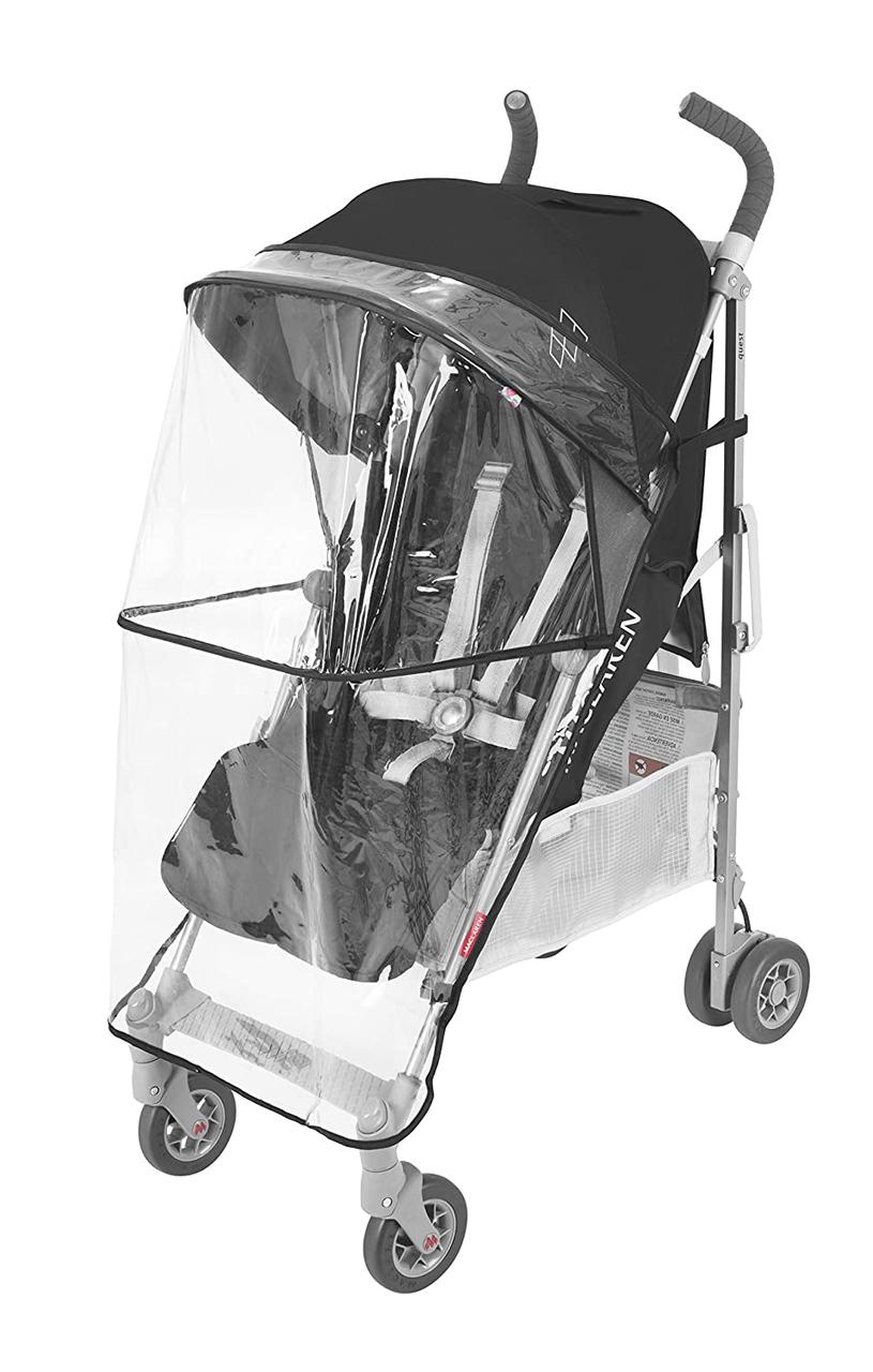 Коляска-тростина Maclaren Quest Stroller Black/Silver Макларен Квест (WD1G040092) оригінал