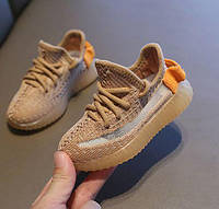 Кросівки дитячі Adidas Yeezy Boost 350 v2 Beige, розміри 22-30