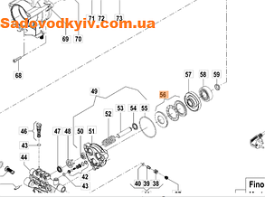 Підшипник для мийки високого тиску Oleo-Mac PW 121 C (CH04360032)