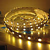 Світлодіодна стрічка (5 метрів) 12V smd5050 ІР20 3200К біла 60led негерметична, фото 3