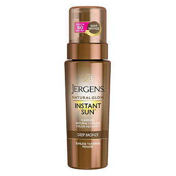 Увлажняющий мусс-автозагар Jergens Natural Glow Body Mousse Deep Bronze 177 мл