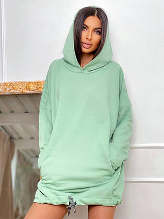 Худі жіноче Трендове з капюшоном оберсайз Крапка різних кольорів Ssma692, фото 1