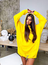 Худі жіноче Трендове з капюшоном оберсайз Крапка різних кольорів Ssma692, фото 3