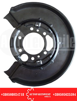 Захист колодок ручний/гальмового диска MB Sprinter / VW LT 96-06 (R) (1 каток) AutoTechteile 100 4231