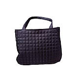 Сумка жіноча стьобана чорний 081F, фото 3