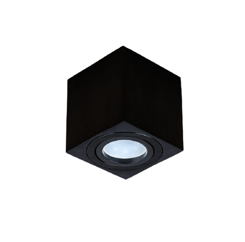 Точковий накладний світильник під лампу GU5.3 Levistella 9057710 BK, фото 2