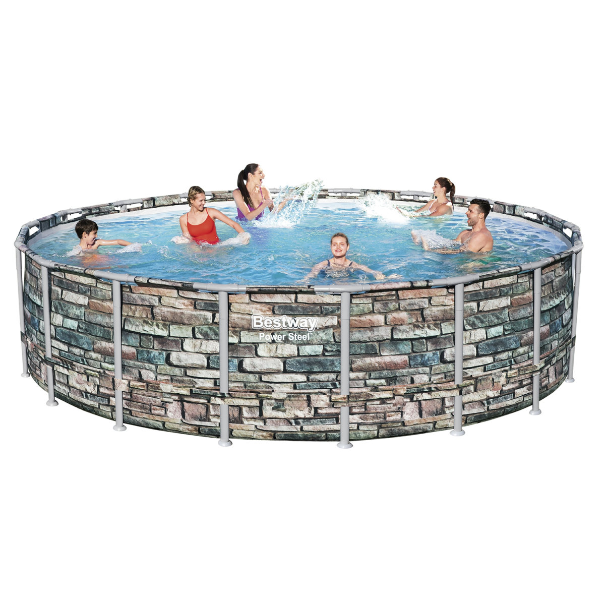 Каркасний басейн Bestway 56886 — 0 (чаша, каркас), 549 x 132 см, фото 1