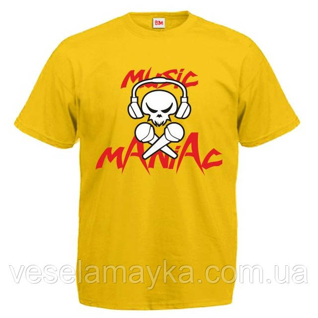 Футболка  "Music maniac", фото 1