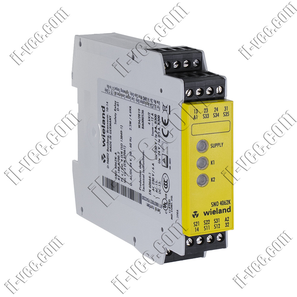 Реле безпеки Wieland SNO4062K 24VDC, R1.188.0700.2