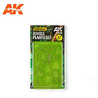Рослинність для діорам набір джунглі в масштабі 1/32-1/35. AK-INTERACTIVE AK8138