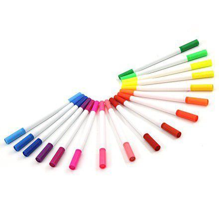 Акварельные двусторонние маркеры на водной основе для рисования FineLiner / Brush Markers Pens 100 цветов - фото 4 - id-p1365188812