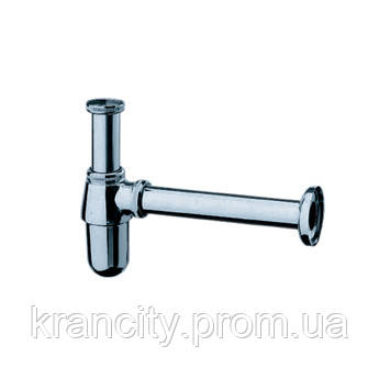 Сифон для раковин Hansgrohe 52053000,латунний хромований сивон для умивальника,Німеччина