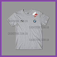 Футболка Puma 'BMW Motorsport MMS Logo' с биркой | Пума | Серая