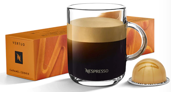 Nespresso Vertuo Caramel Cookie (10 капсул) — 230 мл