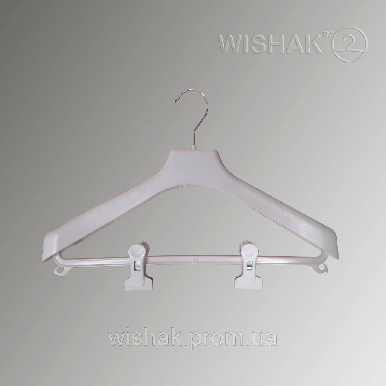 Купить Вешала пластмасовые белые PLz42, цена 22.50 ₴ — Prom.ua (ID ...